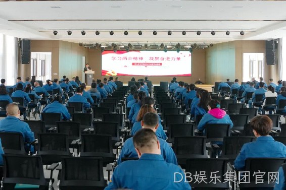 学习两会精神 凝聚奋进力量 |DB娱乐集团官网召开传达学习全国两会精神专题会议