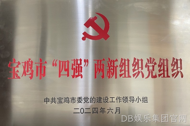 喜报 |DB娱乐集团官网党委连获两项市级荣誉
